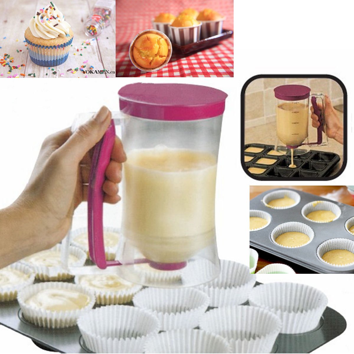 dispensador y medidor de masa manual para cupcake Foto 7305009-1.jpg