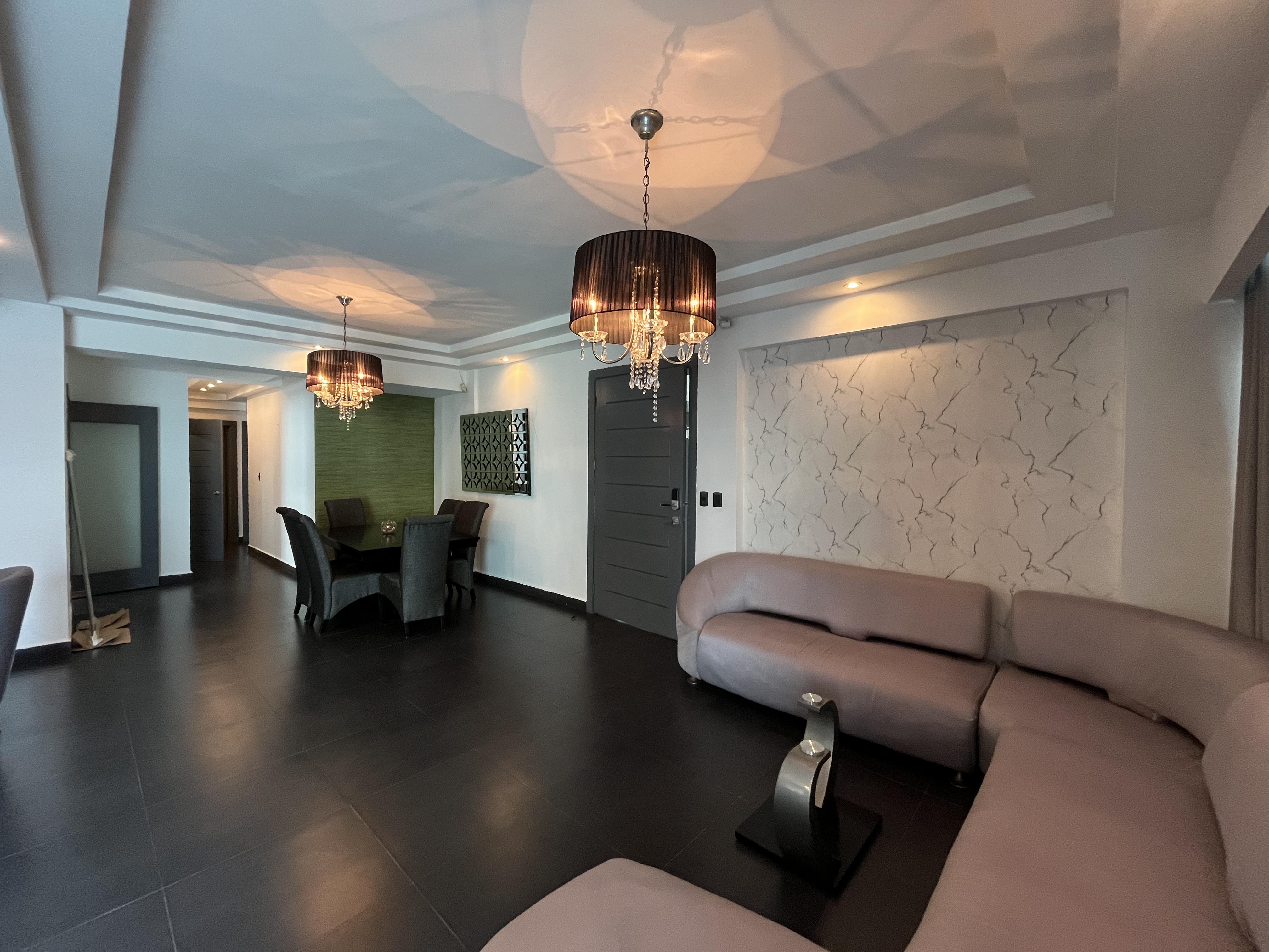 Apartamento amueblado en alquiler en Naco de 3 habitaciones Foto 7305069-3.jpg