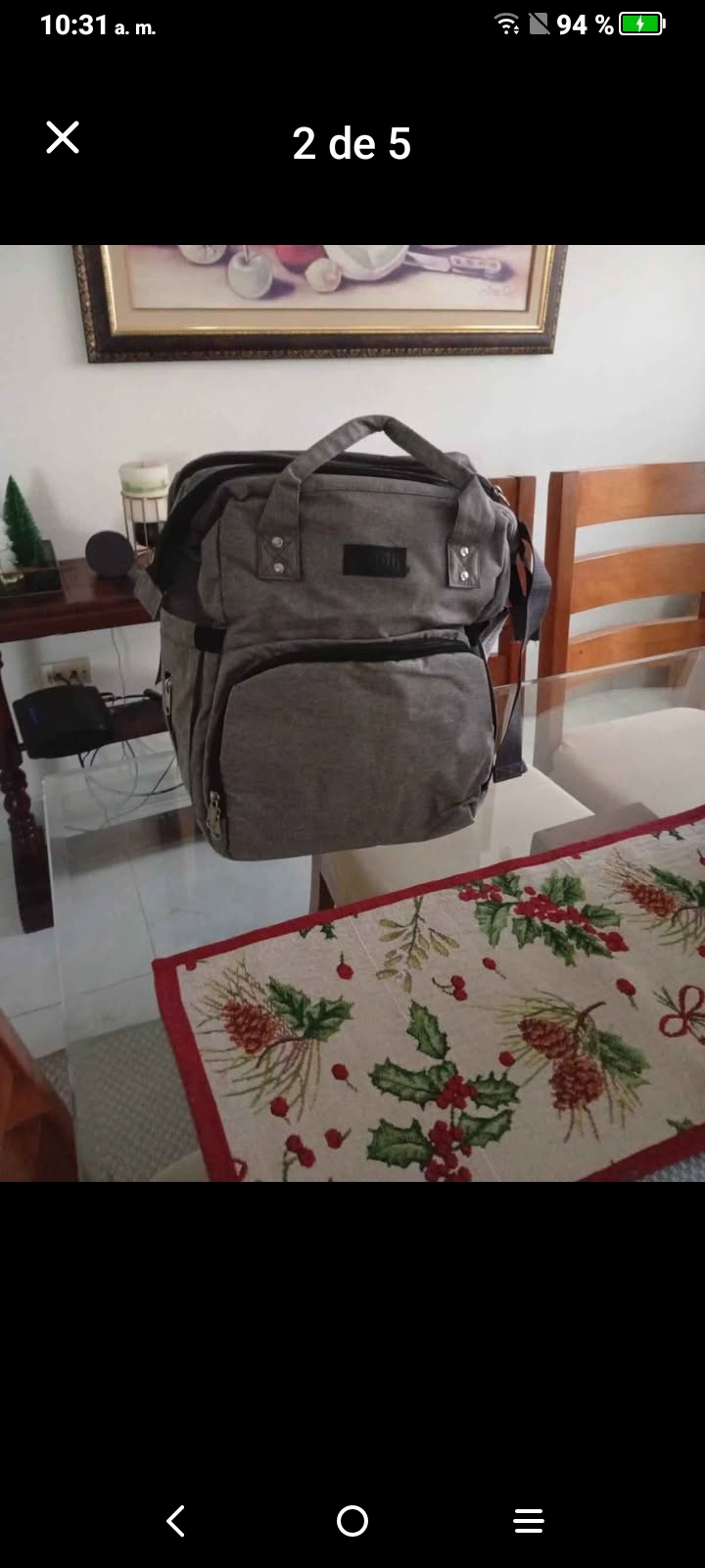 Tengo esta oferta de coche bulto pañalera y cambiador más cangurera má Foto 7305588-4.jpg
