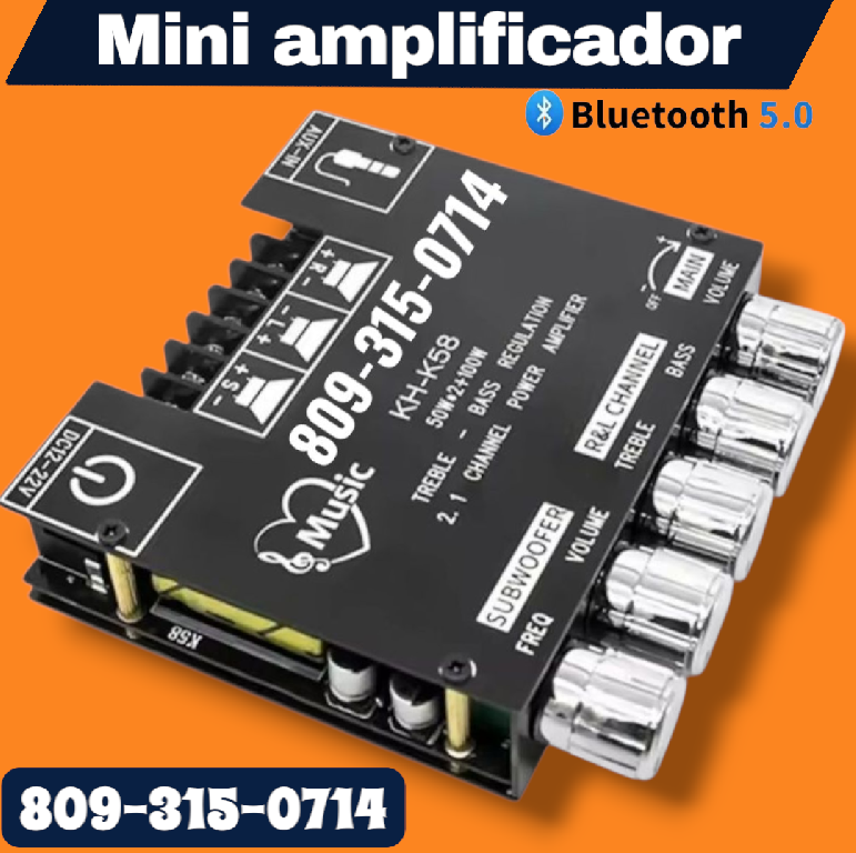Mini amplificador de 100W Bluetooth 5.0 Foto 7305762-1.jpg