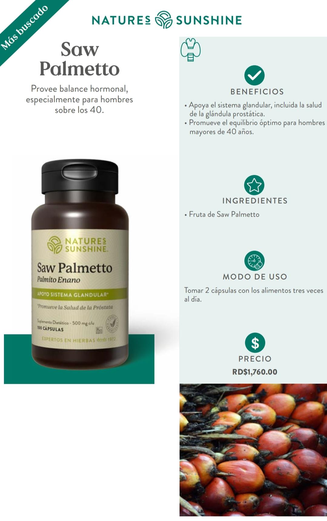 Saw Palmetto / Salud Prostática  Foto 7305982-1.jpg