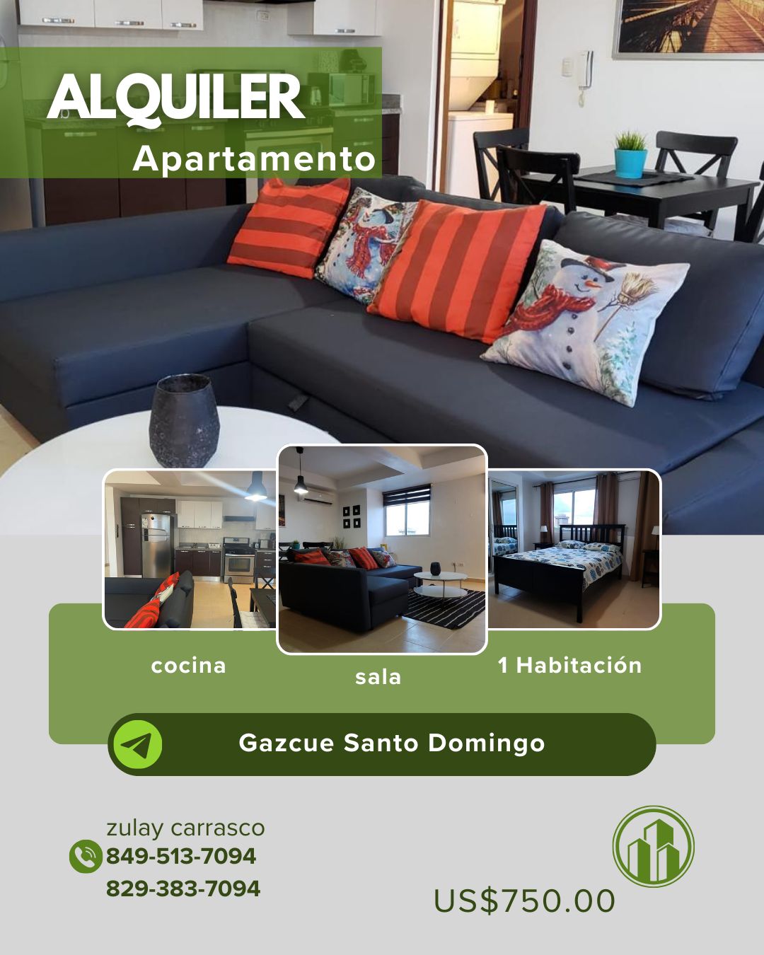 Apartamento en Renta – Gazcue  Santo Domingo  Foto 7305991-1.jpg