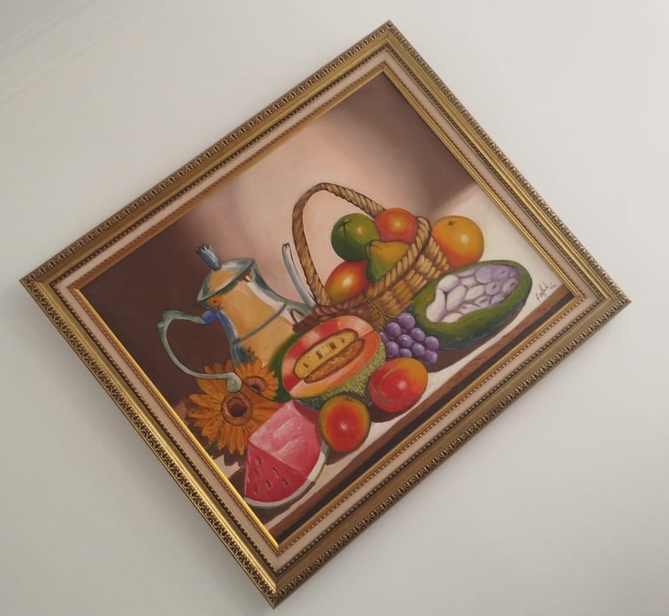 Cuadros de Paisaje artístico con figuras femeninas y Frutas. 2 cuadros Foto 7306151-4.jpg
