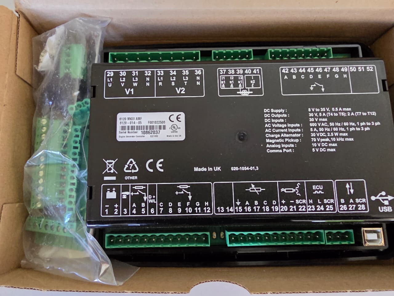 Computadora para plantas eléctricas marca DSE 6120 MKIII Foto 7306298-2.jpg