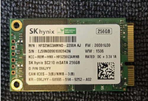 Disco Msata SSD 1.8 256GB laptop Dell HP Lenovo Foto 7306341-1.jpg