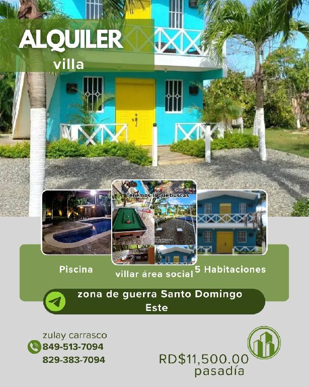 RENTO PRECIOSA VILLA EN GUERRA SANTO DOMINGO ESTE   Foto 7306363-1.jpg
