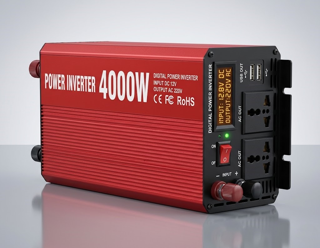 POWER INVERTER 4000W - CONVERTIDOR DE 12V A 110V PARA VEHICULO Foto 7306529-1.jpg