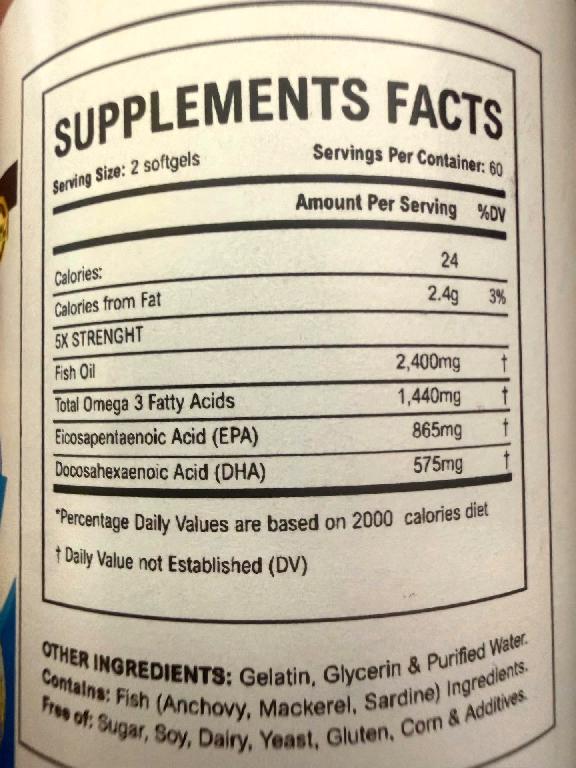 Omega-3 de alta potencia 2400mg contiene 120 capsulas  Foto 7307245-2.jpg