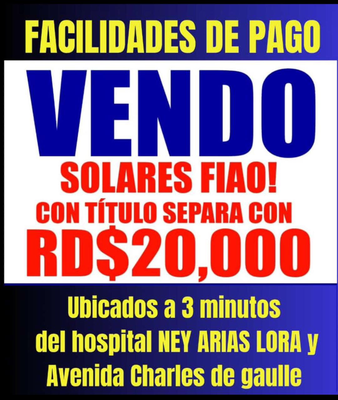 Solares con Titulos Prox Ney Arias Lora y Av C de Gaulle Financiamient Foto 7307362-3.jpg