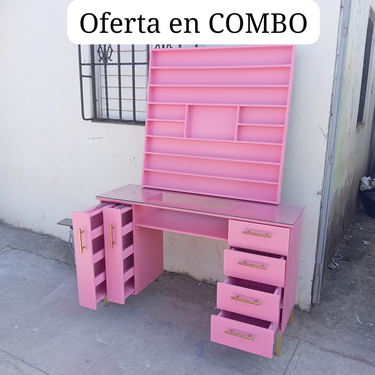 Se Venden Mesas de Uñas con Tope en Cristal y Exibidores de Esmaltes P Foto 7307365-2.jpg