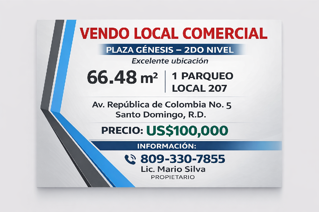 Vendo local comercial  cerca de la embajada americana  66.48 mts2 Foto 7307819-1.jpg