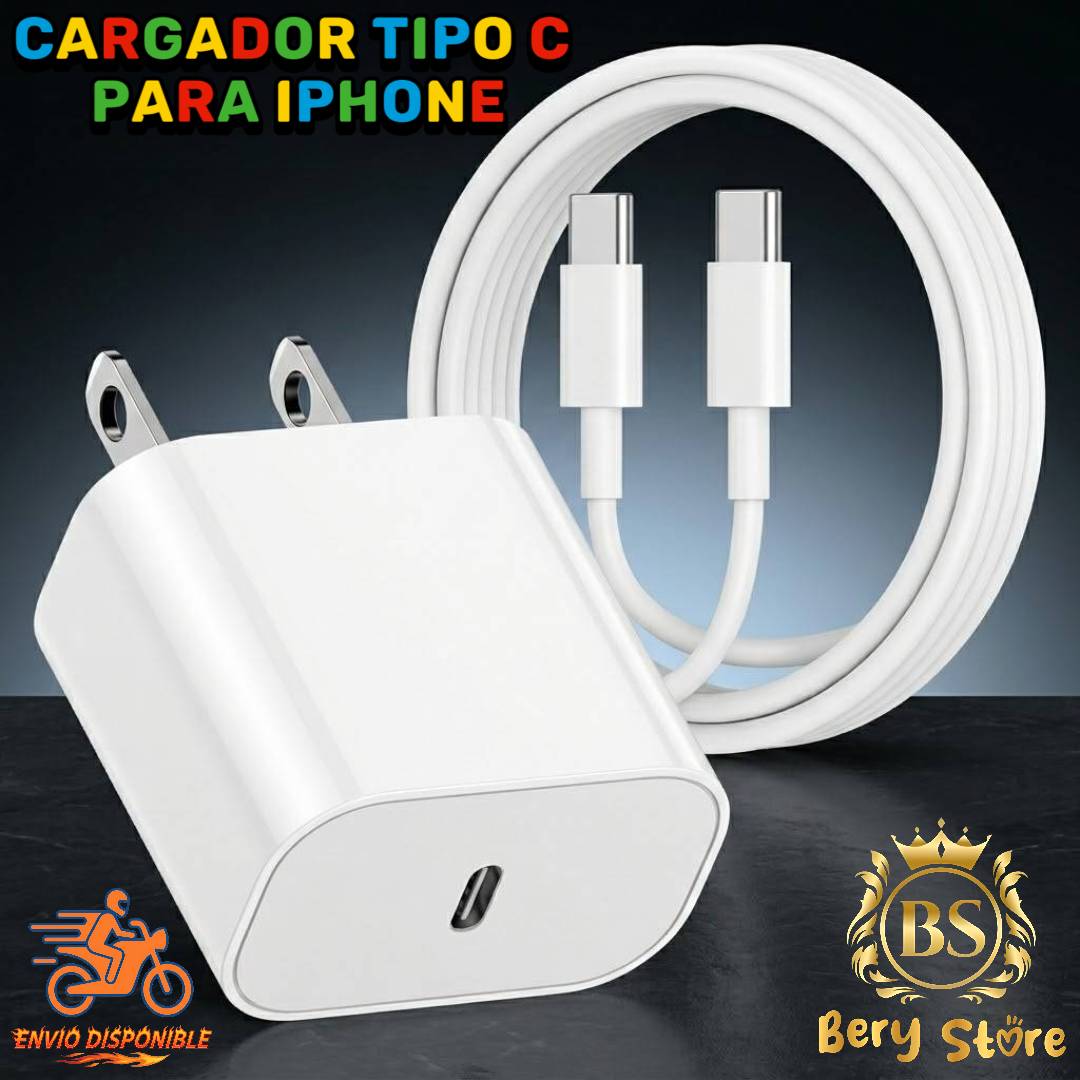 CARGADOR TIPO C ORIGINAL PARA IPHONE Y ANDROID.  Foto 7307865-3.jpg