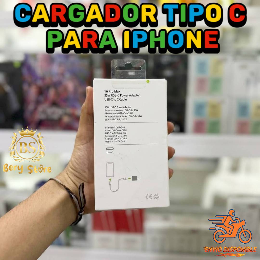 CARGADOR TIPO C ORIGINAL PARA IPHONE Y ANDROID.  Foto 7307865-7.jpg