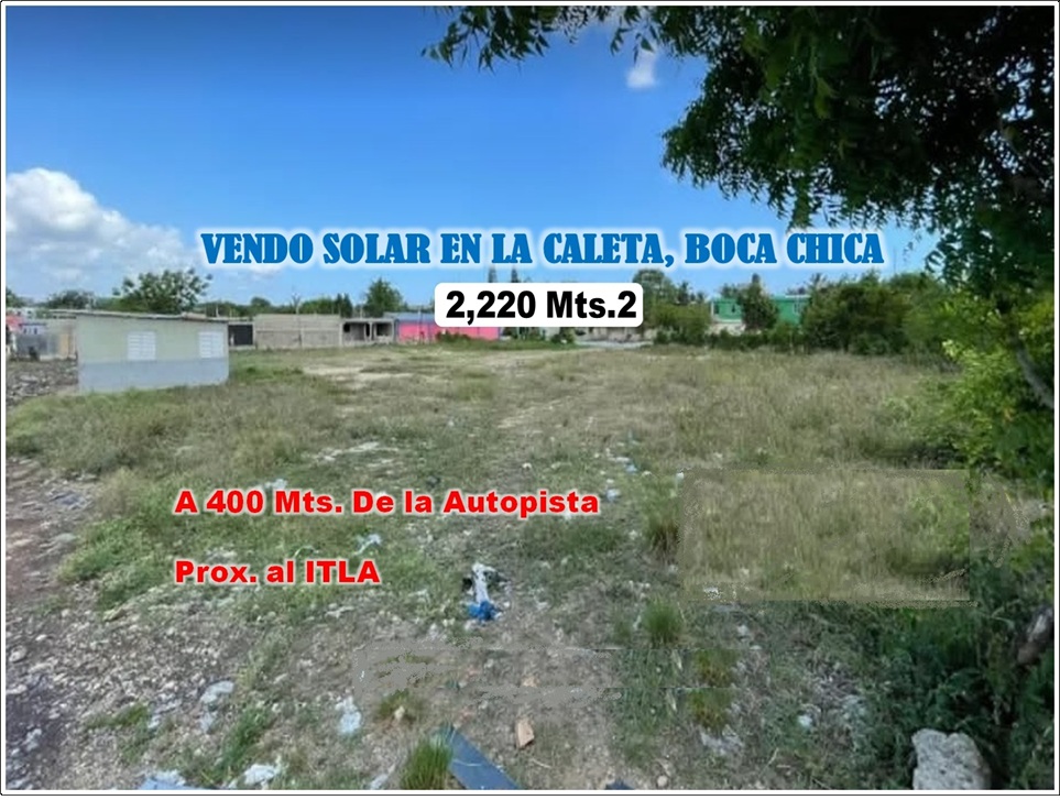 Excelente Solar de 22110 Mts.2 Próximo al ITLA en LA CALETA de Oportun Foto 7307894-5.jpg