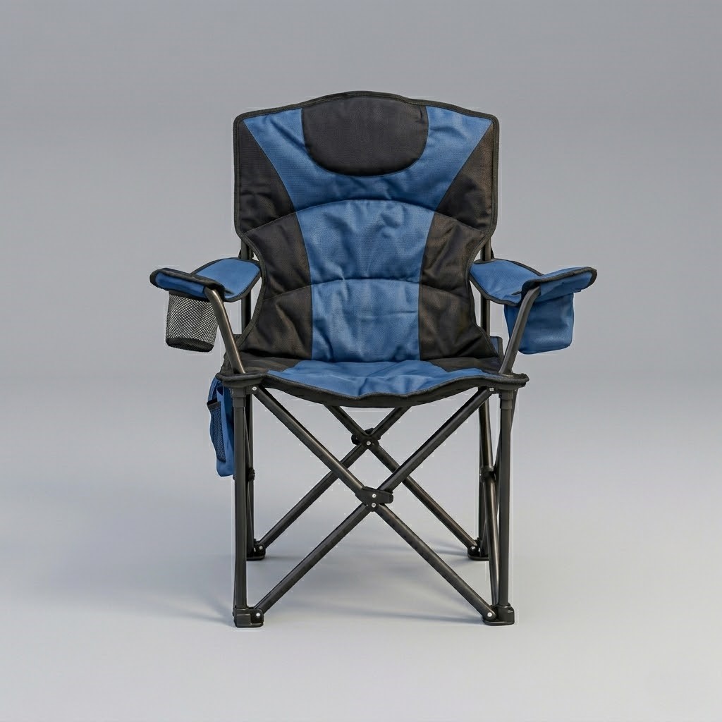 Silla Plegable con Hielera y Portavasos – Perfecta para días al aire l Foto 7308186-1.jpg