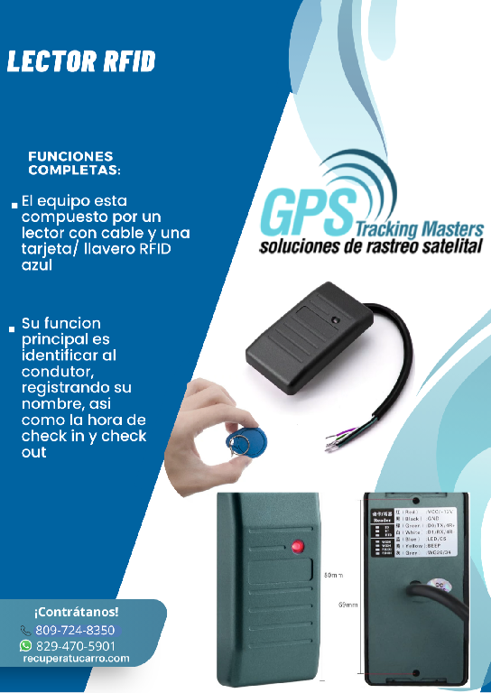 LECTOR RFID lector con cable tarjeta y llavero RFID Foto 7308273-1.jpg