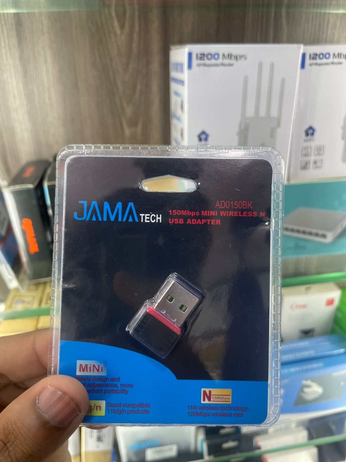 Adaptador Wifi USB JAMAtech ADO150BK Foto 7308340-1.jpg