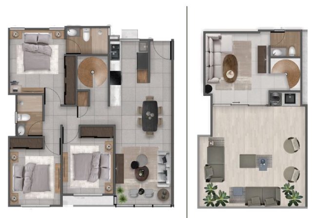 Se Alquila Exclusivo Penthouse con Terraza Privada en Res. Doña Carmen Foto 7308367-7.jpg