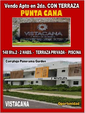 Vendo Apto en VISTA CANA  2 Niveles 2do. y 3ero. 2 HABS. 148 Mts.2 de  Foto 7308441-1.jpg
