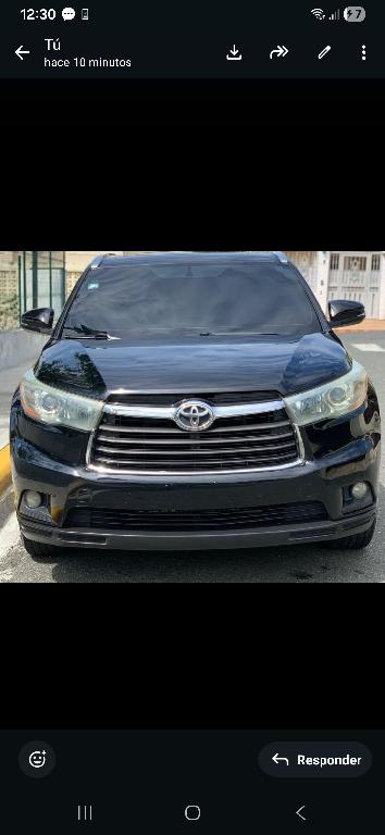 Toyota Highlander XLE año 2016 Foto 7308539-1.jpg