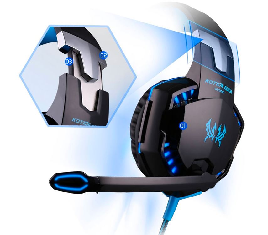 Audífonos Gamer G2000 PRO con Sonido Envolvente y Micrófono HD Foto 7308912-3.jpg