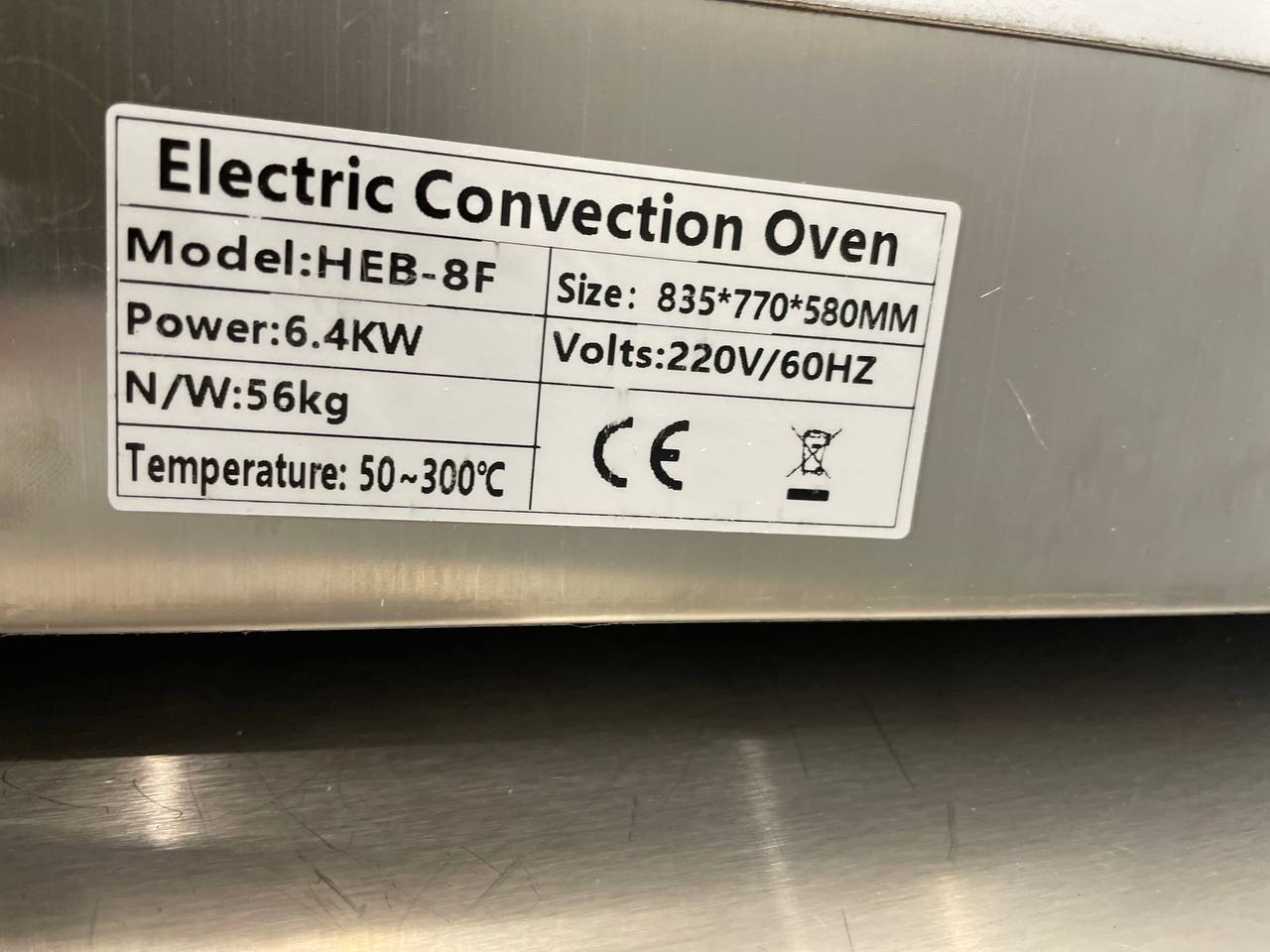 Horno conveccional electrico de 4 bandejas carnes panaderia reposteria Foto 7308952-6.jpg