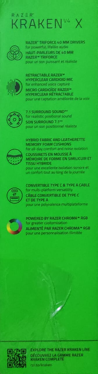 Headset Razer Kraken V4 X – SONIDO PRO  AISLAMIENTO REAL ALTA CALIDAD! Foto 7309611-4.jpg