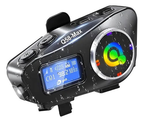  audifono y microfono intercomunicador para casco de moto fm bluetooth Foto 7309754-1.jpg