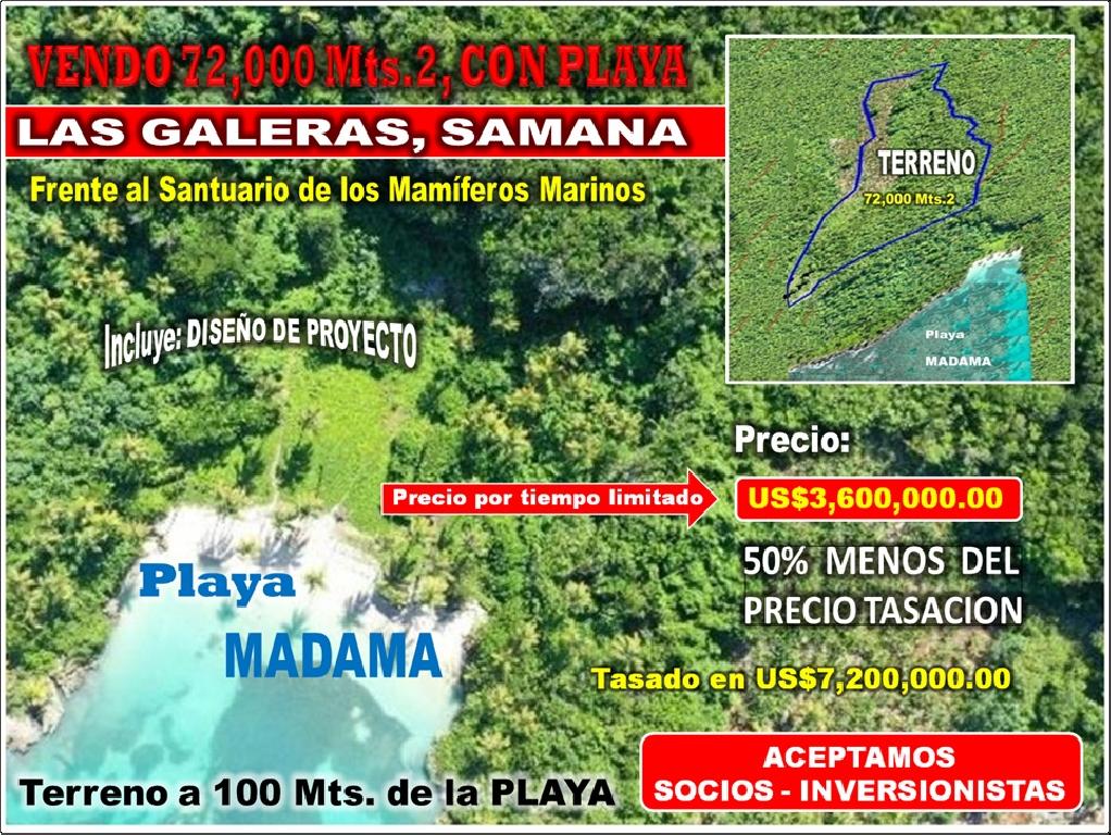 Vendo 72185 Mts.2 CON PLAYA a 100 Mts. Playa MADAMA LAS GALERAS 50 POR Foto 7309786-1.jpg
