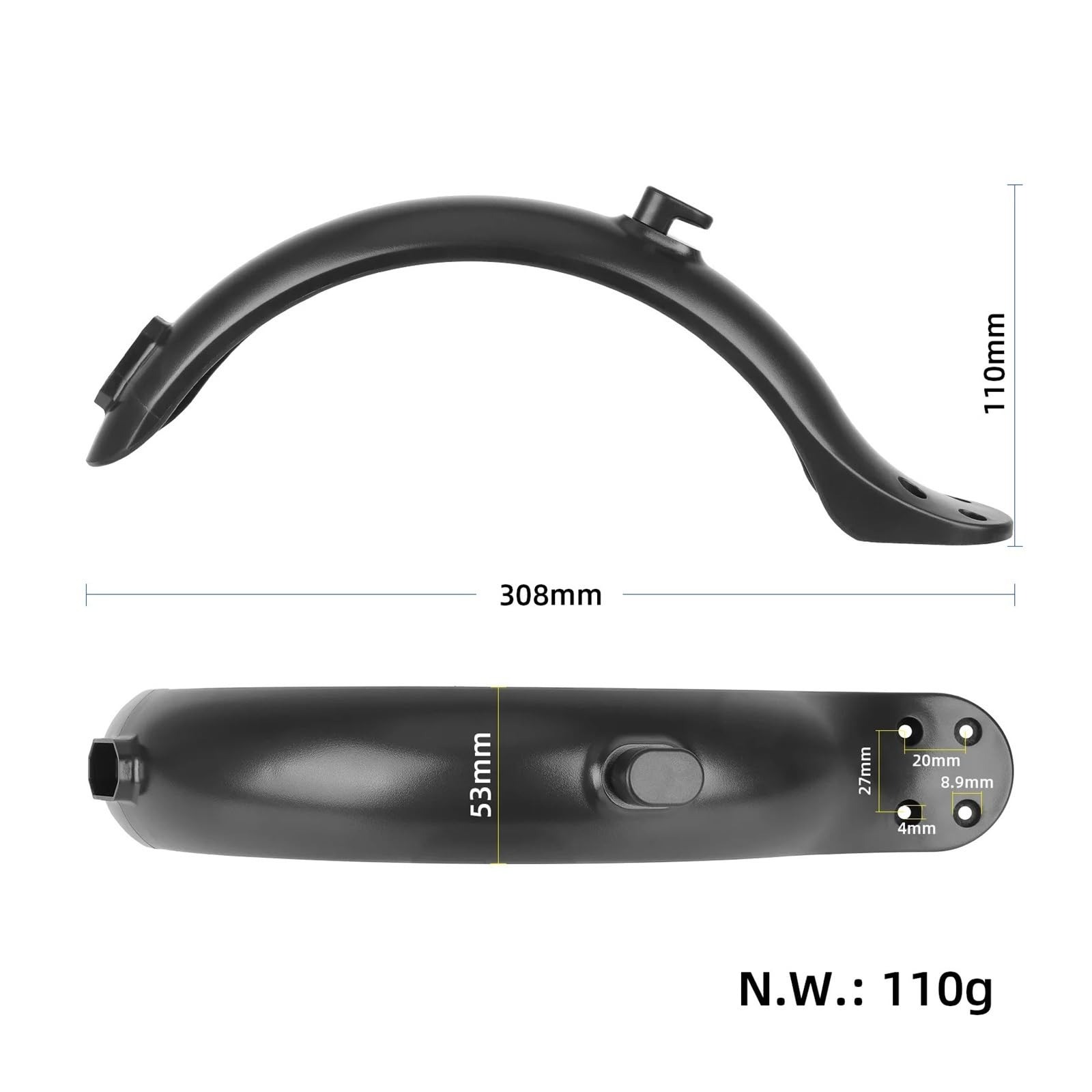 Guarda Lodo 4 Tornillos para Patineta Protección Total Foto 7309926-2.jpg