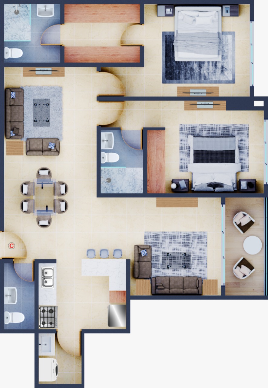 Vendo apartamento en torre de lujo en el Naco Foto 7309987-5.jpg