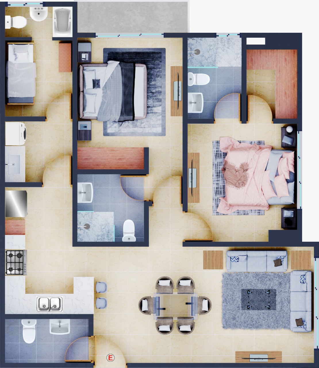 Vendo apartamento en torre de lujo en el Naco Foto 7309987-6.jpg