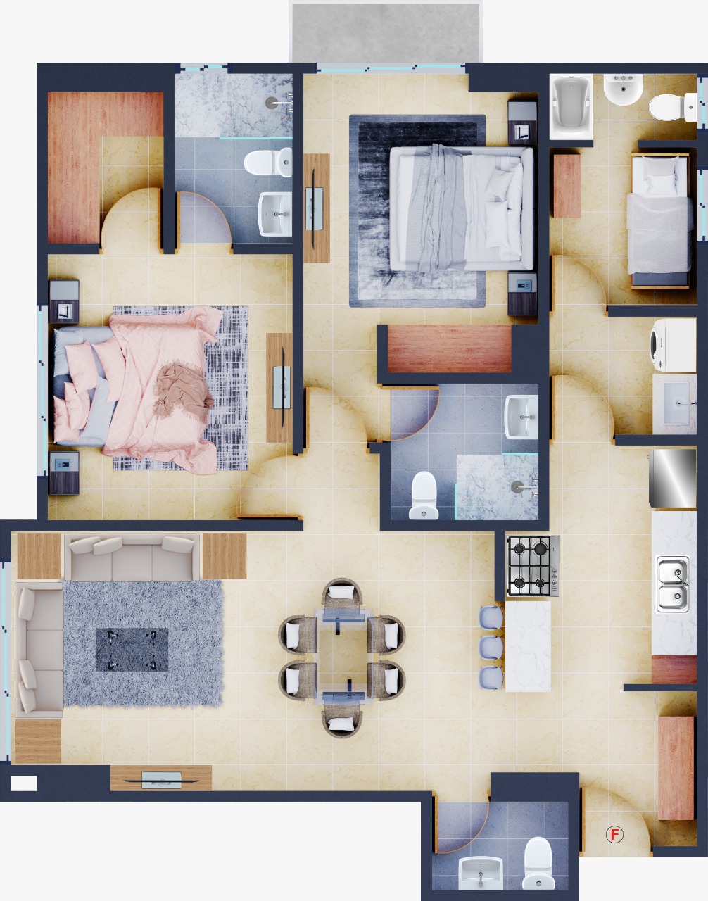 Vendo apartamento en torre de lujo en el Naco Foto 7309987-7.jpg
