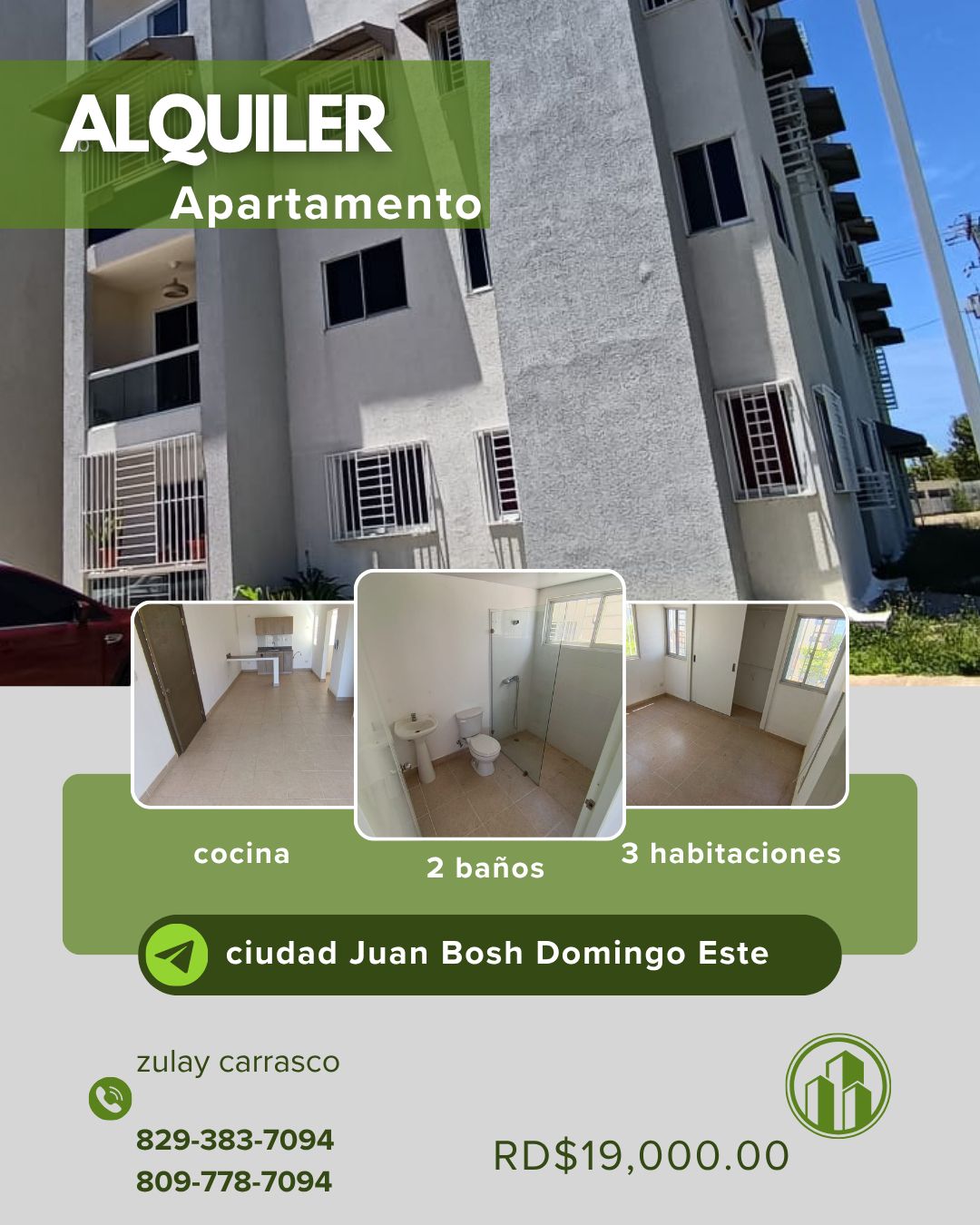 Apartamento en alquiler en Ciudad Juan Bosch Santo Domingo Este  Foto 7310198-1.jpg