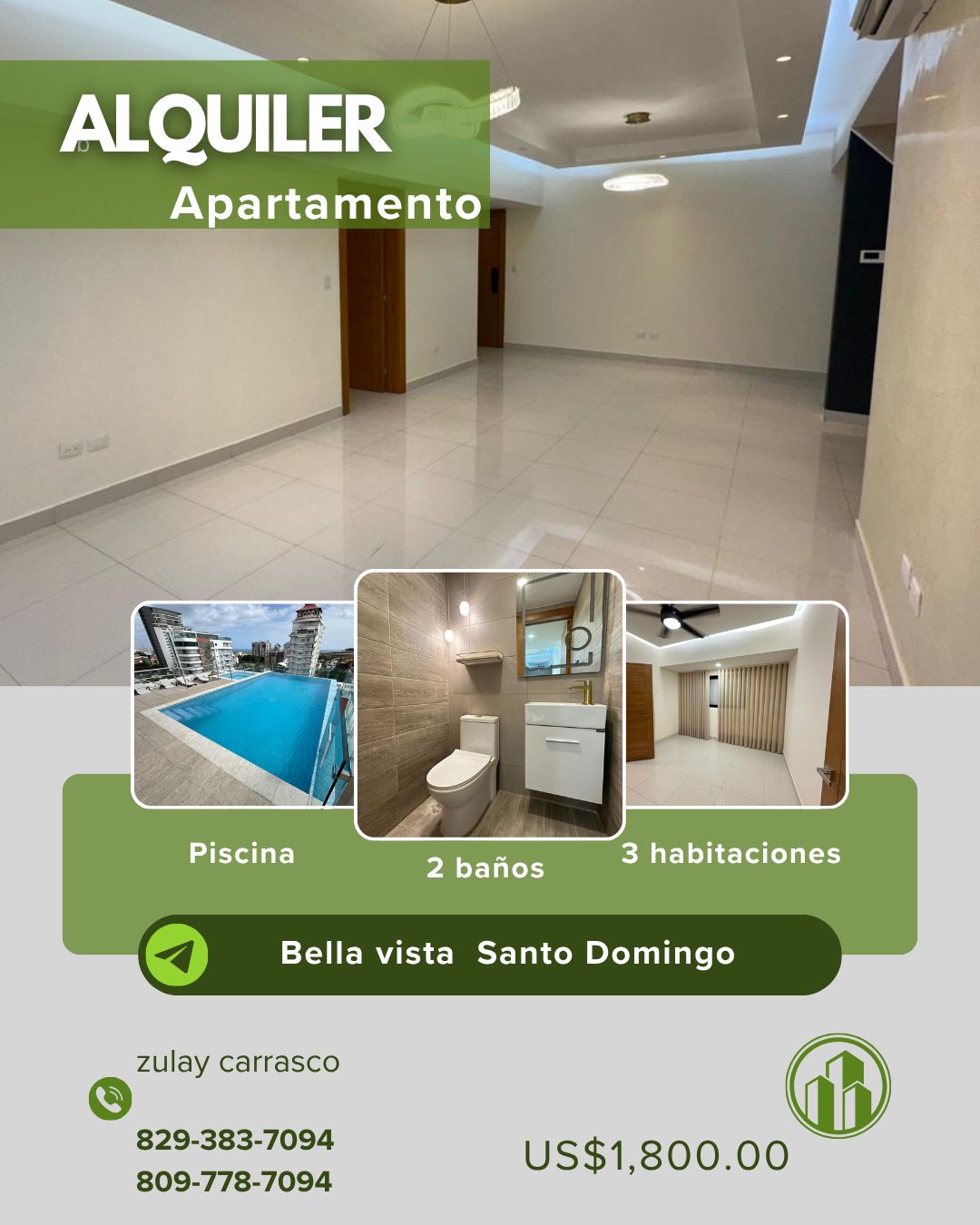 Apartamento en alquiler con línea blanca en Bella Vista Sur  Foto 7310209-1.jpg