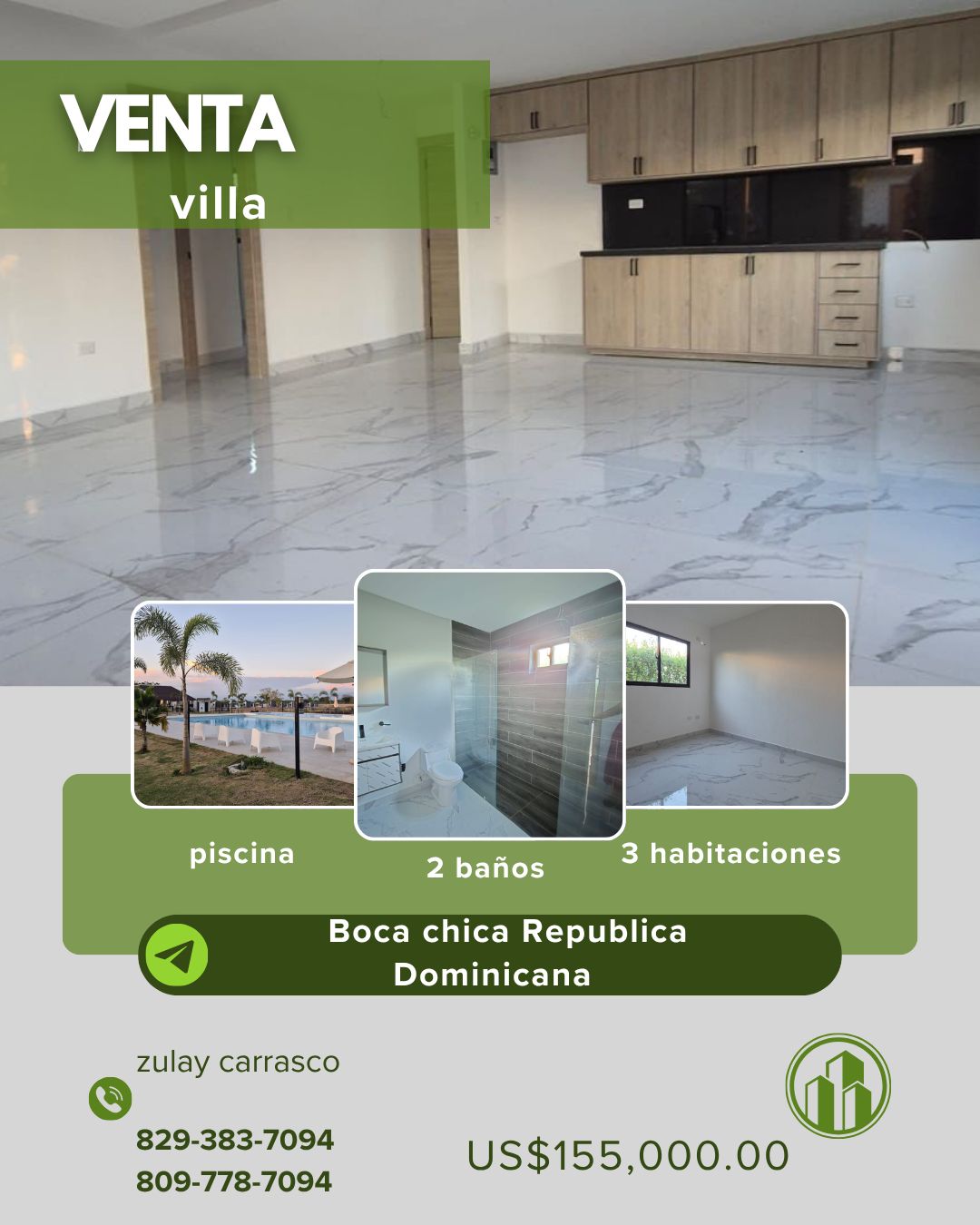 Villa en venta en Boca Chica Republica Dominicana Foto 7310265-1.jpg