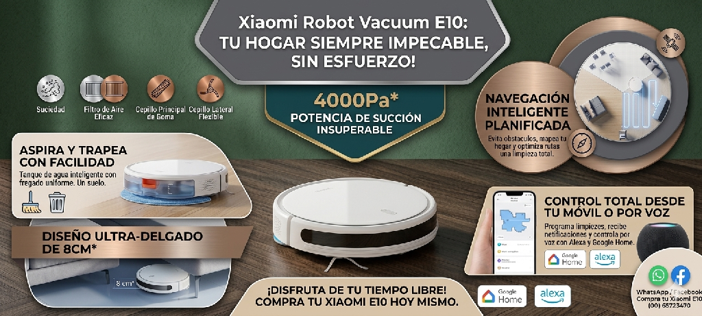 ROBOT LIMPIADOR - LIQUIDACIÓN TOTAL! XIAOMI ROBOT E10 POR SOLO RD 8000 Foto 7310314-1.jpg
