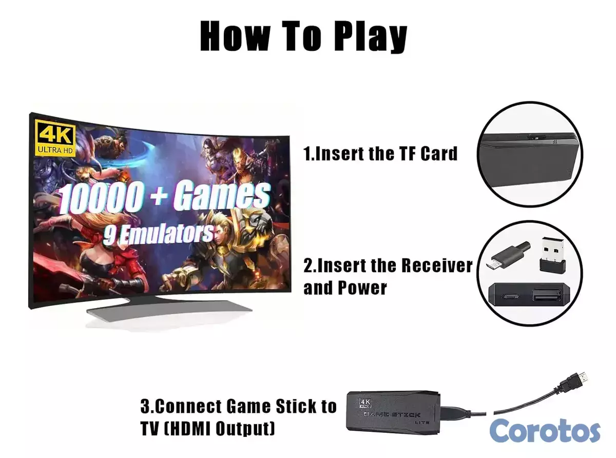 Game Stick 64GB – Consola Retro Plug  Play Foto 7310608-3.jpg