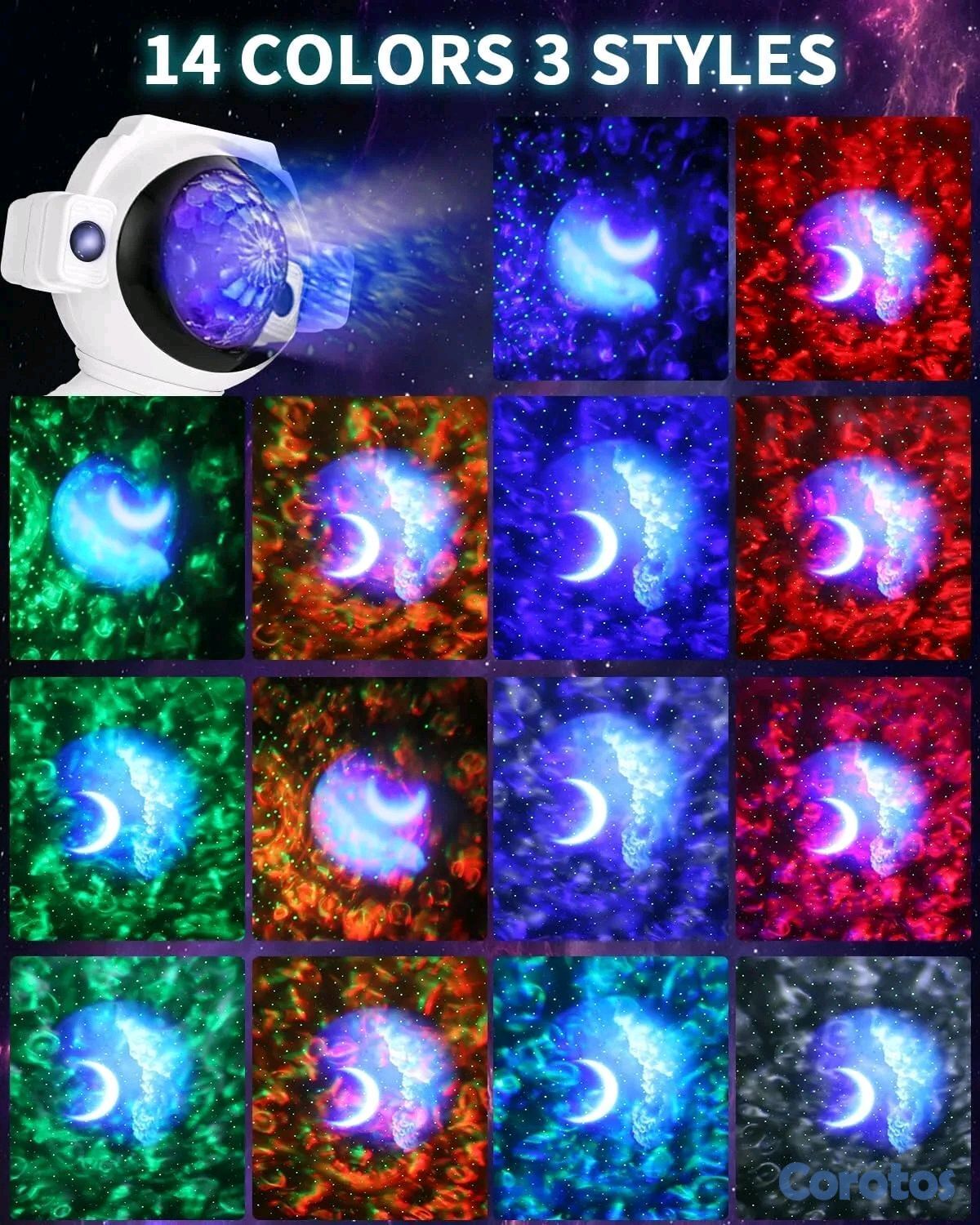 Proyector De Galaxia Astronauta Bocina Bluetooth Foto 7310609-5.jpg