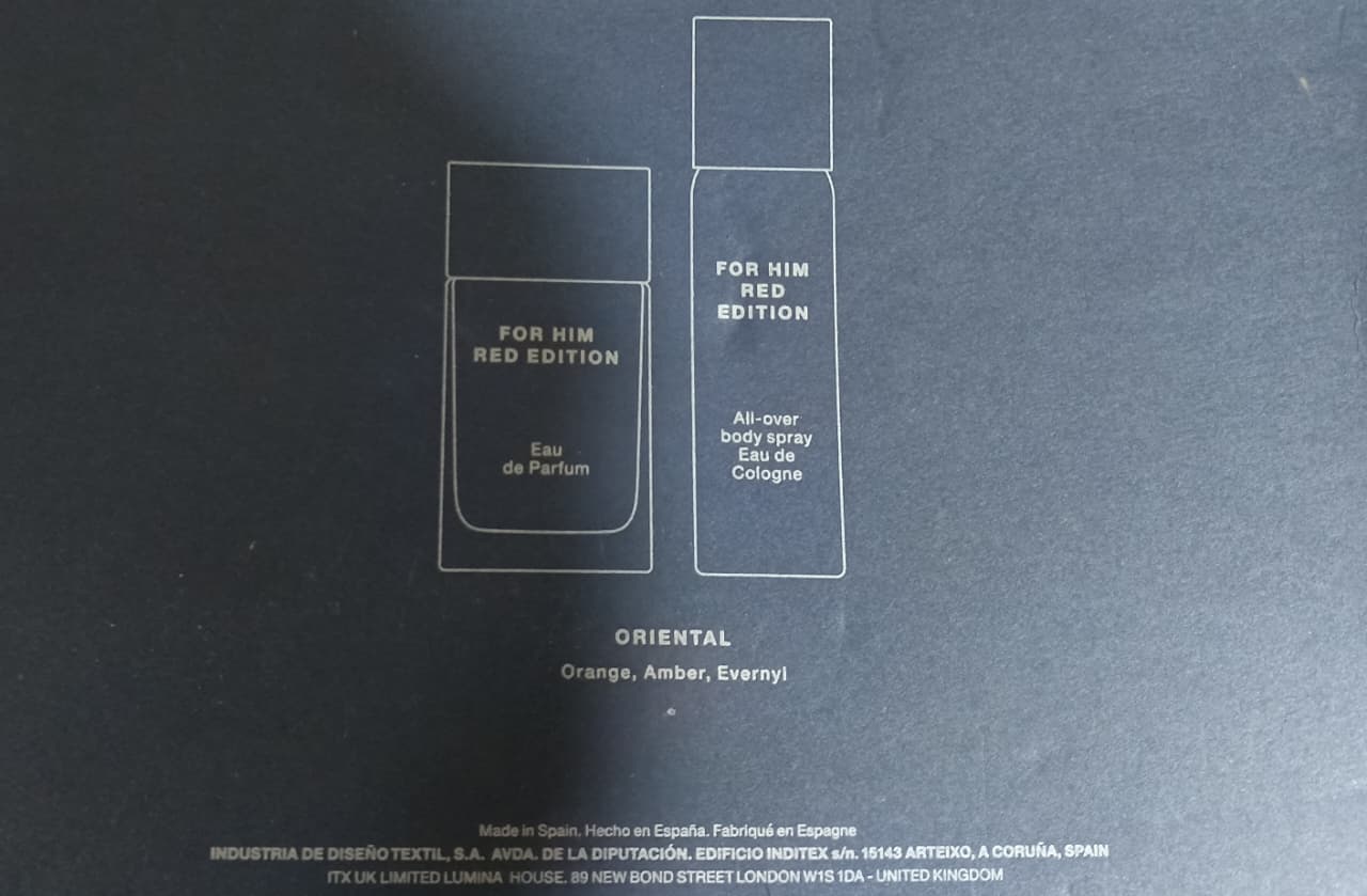 Perfume zara For Him Red Edition en RD2500 Foto 7310617-3.jpg