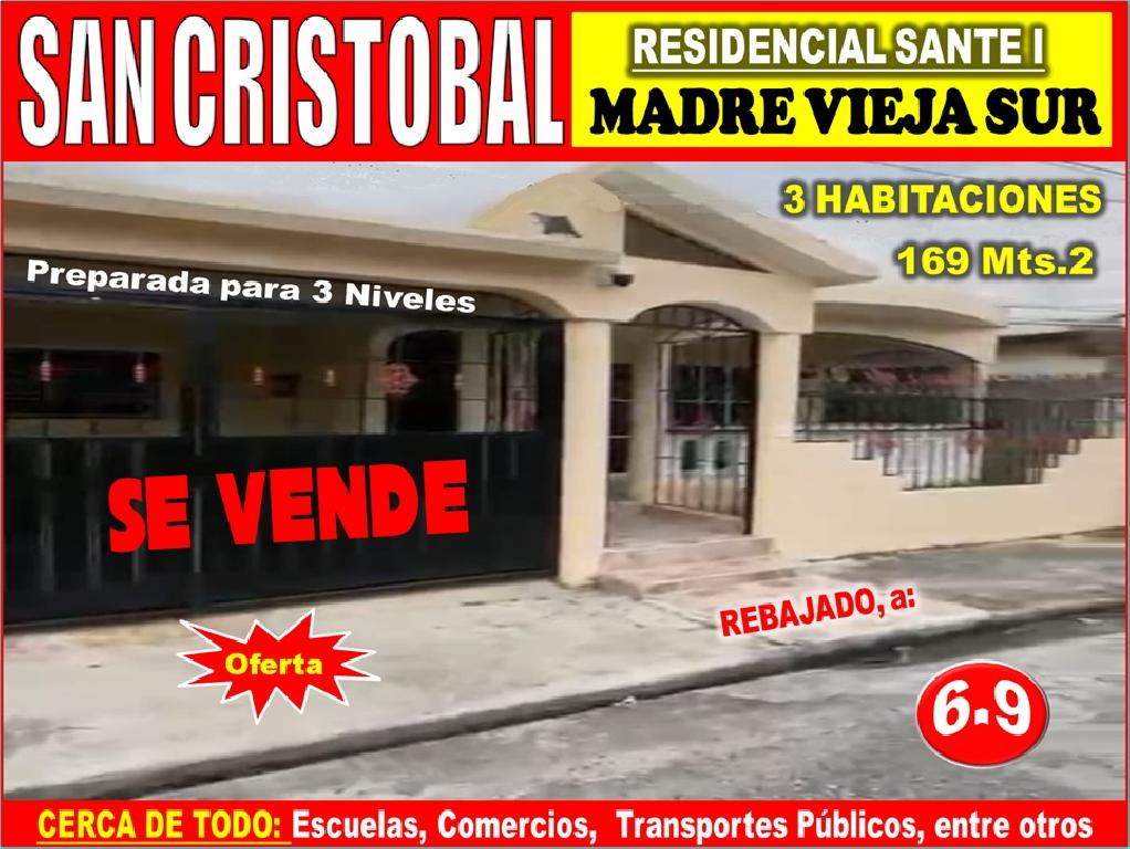 Vendo Excelente Casa en SAN CRISTOBAL Madre Vieja Sur 3 HABS. Residenc Foto 7310664-1.jpg