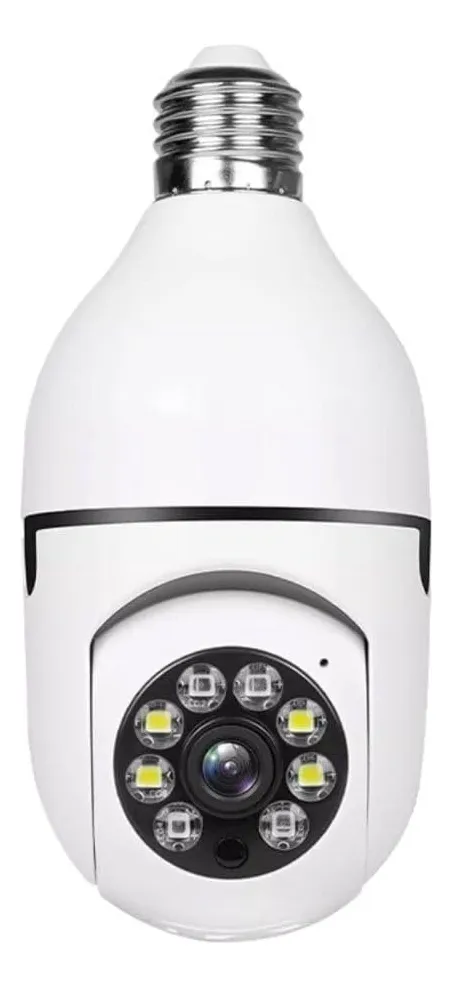 Camara Bombillo Wifi 360 Grados Sensor De Movimiento Foto 7310681-4.jpg