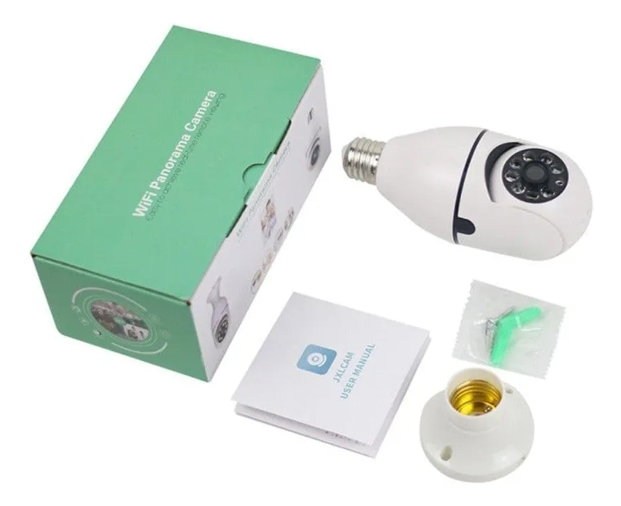 Camara Bombillo Wifi 360 Grados Sensor De Movimiento Foto 7310681-5.jpg
