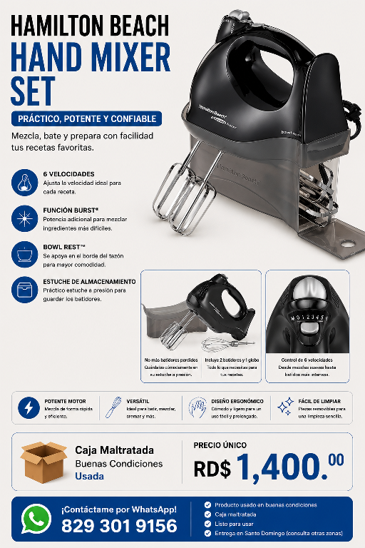 Hamilton Beach Hand Mixer Set Foto 7311089-1.jpg