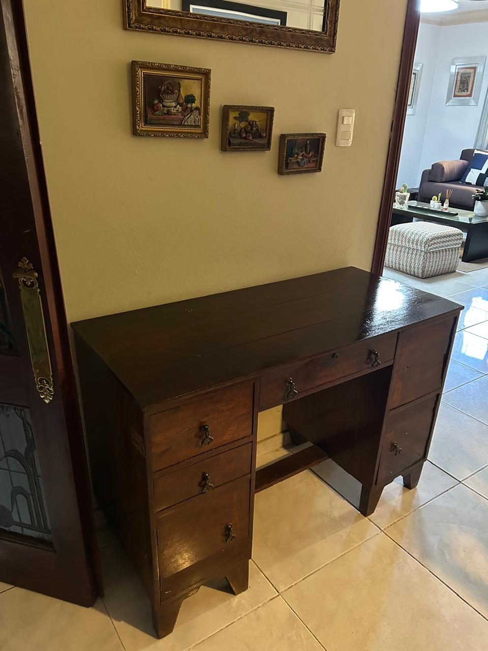 CREDENZA / ESCRITORIO VINTAGE EN MADERA MACIZA Foto 7311099-1.jpg