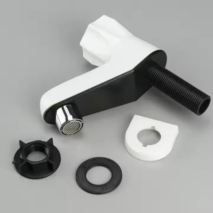 Grifo de baño de plástico ABS para agua fría grifo cromado - Blanca pa Foto 7311111-2.jpg