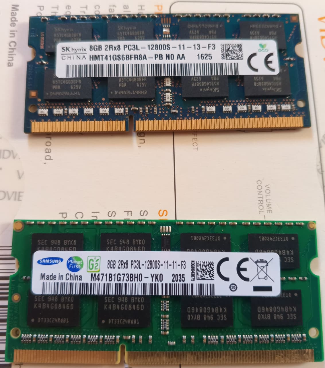 Memorias Ram ddr3 8GB para Laptop cada una a 1000 - Leer descripción Foto 7311140-1.jpg