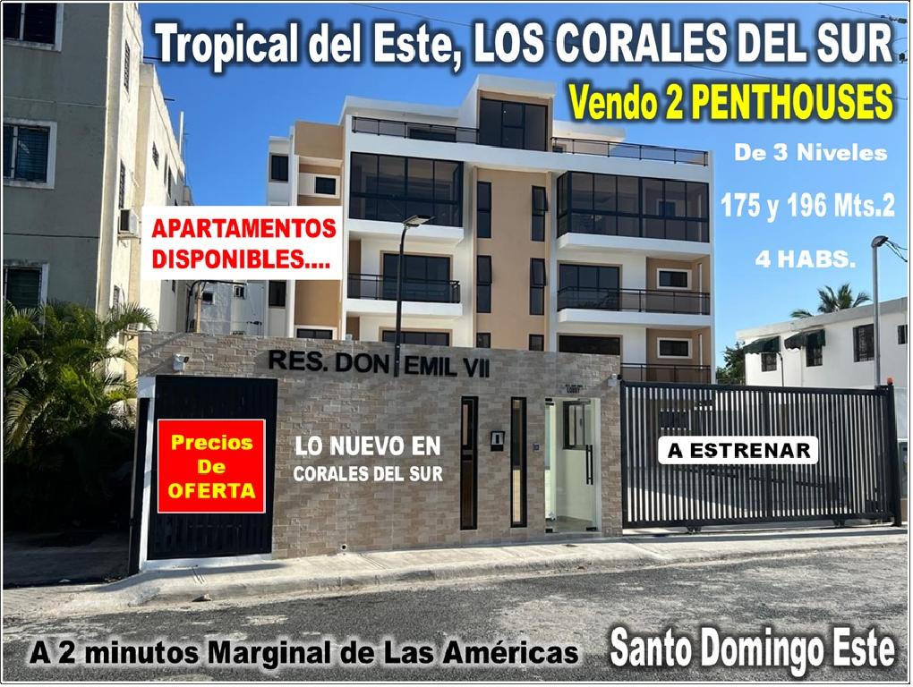 SUPER OPORTUNIDAD en LOS CORALES DEL SUR 2 PENTHOUSES NUEVOS 3 Niveles Foto 7311430-1.jpg