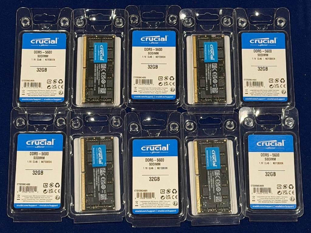 Memoria Ram Laptop Crucial Kit 64GB Kit 2 X 32GB DDR5 5600 MHZ SODIMM Foto 7311467-1.jpg