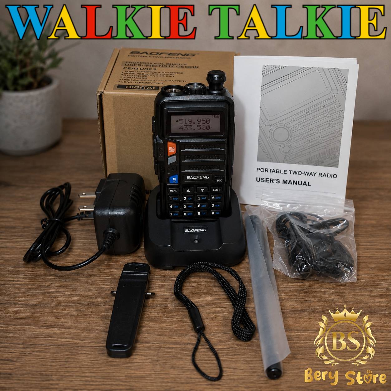 WALKIE TALKIE UV-920  RADIO DE COMUNICACION DE LARGOR ALCANCE POTENCIA Foto 7311506-3.jpg